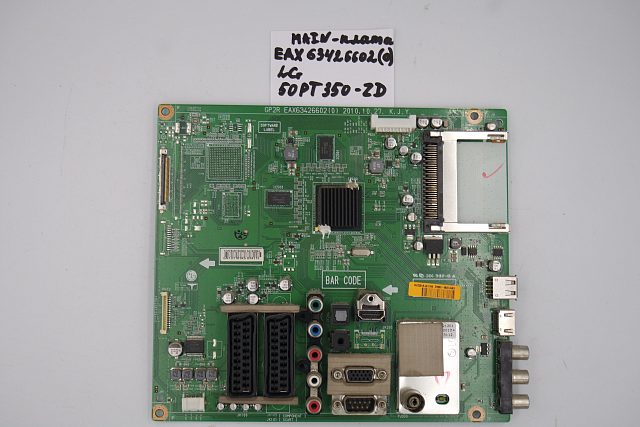 MAIN основная плата EAX63426602 (0) LG 50PT350 -ZD