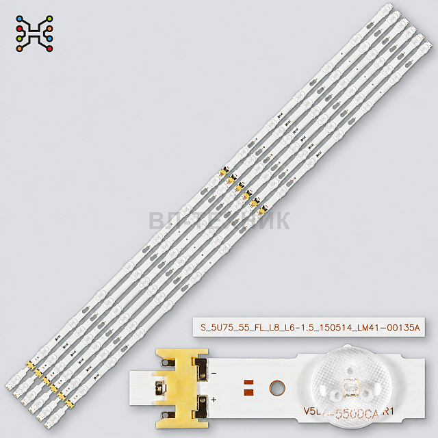 LED подсветка Samsung UE55JU6500 / UE55JU6510 / UE55JU6570 / UE55JU6755 / UE55JU7000 / UE55JU7500 /