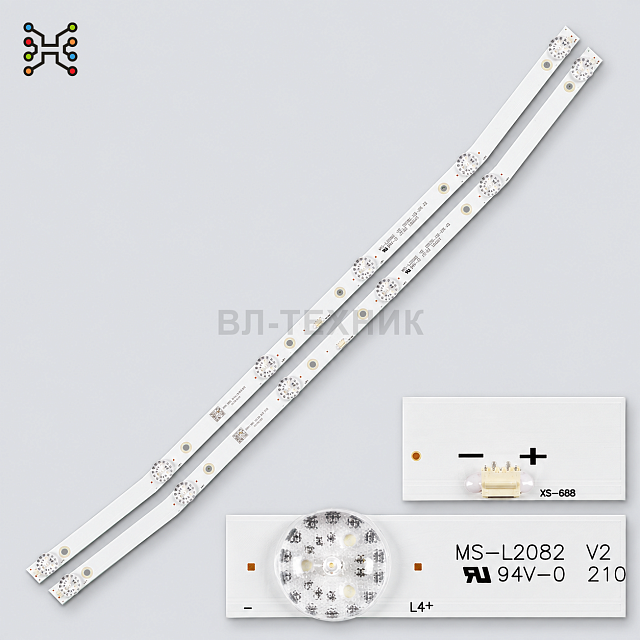 LED подсветка BBK 32LEX-7143 / 32LEX-5043 / 32LEM-1058 / 32LEM-1043, Fusion FLTV-32B110T, Erisson 32