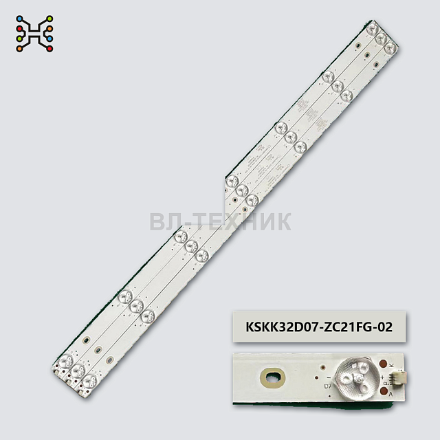 LED подсветка Samsung UN32J5500AFXZC / UN32J5500AFXZA / UE32J5500AFXZC / UN32H5500 / UN32H5550 / UE3