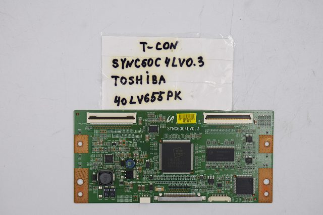 T-CON плата SYNC60C4LV0.3 Toshiba 40LV655PK