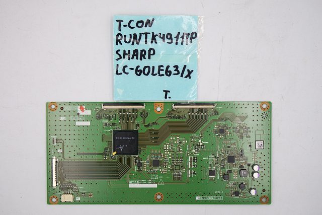 T-CON плата RUNTK4911TP SHARP LC-60LE63/X