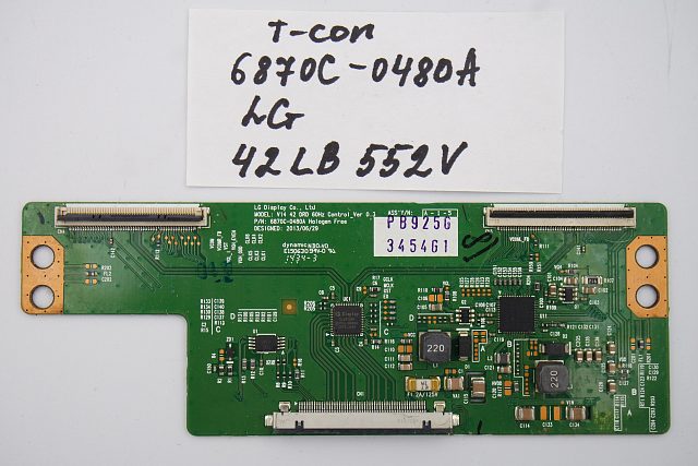 T-CON плата 6870C-0480A LG 42LB552V