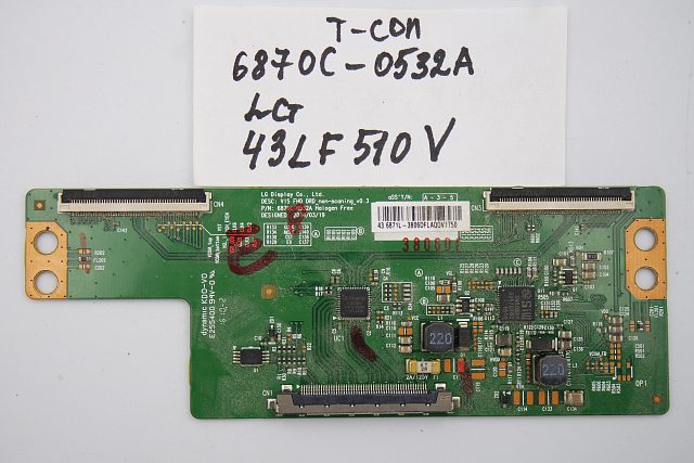 T-CON плата 6870C-0532A LG 43LF510V